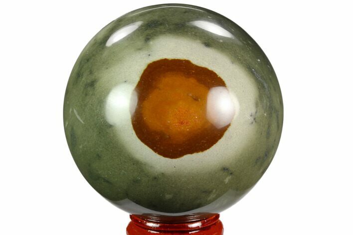 Polished Polychrome Jasper Sphere - Madagascar #124155